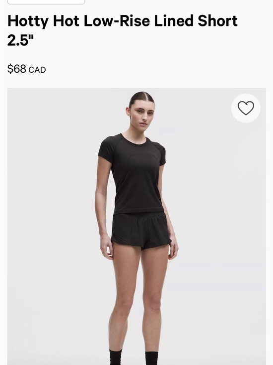 lululemon athletica Pants - lululemon athletica Hotty Hot Low-Rise Lined Shorts - Black 6